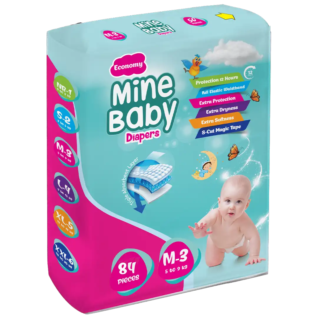 MINE BABY DIAPER M-84