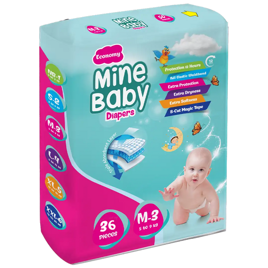 MINE BABY DIAPER M-36