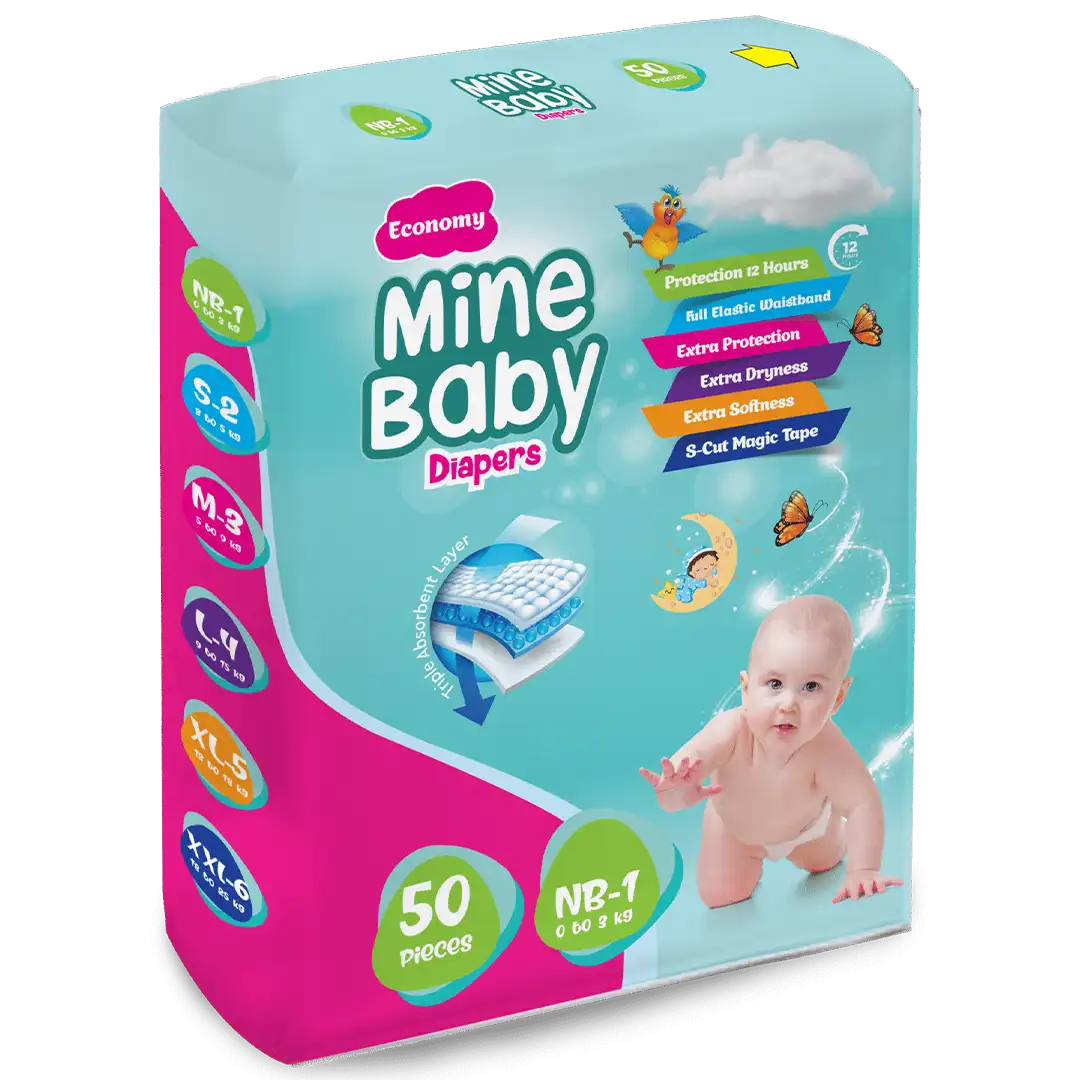 MINE BABY DIAPER NB-50